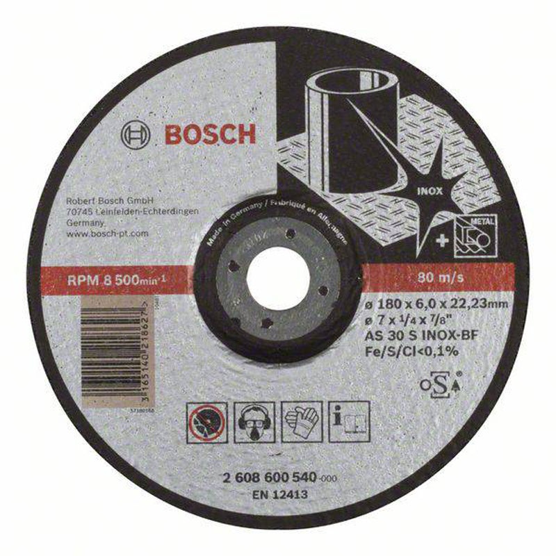 Grinding Disc Expert for Inox 180x6x22.23mm