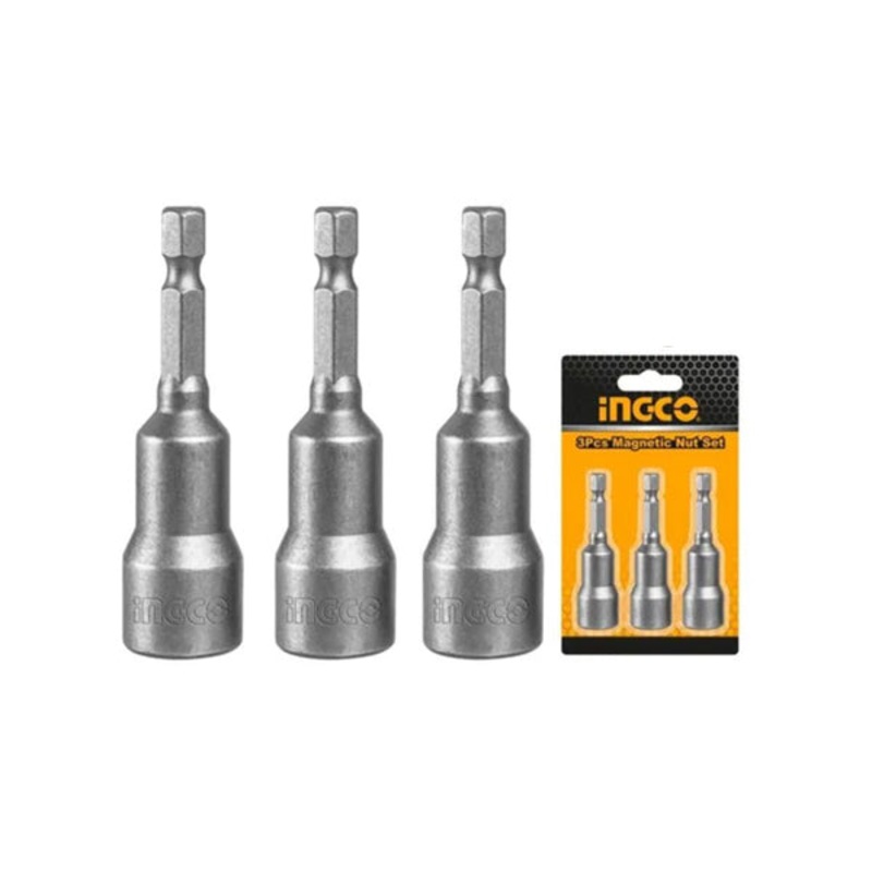 Magnetic Nut Set 3pcs - 9.5mm