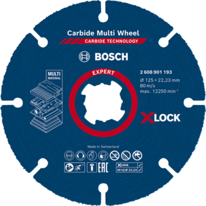 X-LOCK Carbide Multi Wheel | 10x125x22.23mm - 10pcs