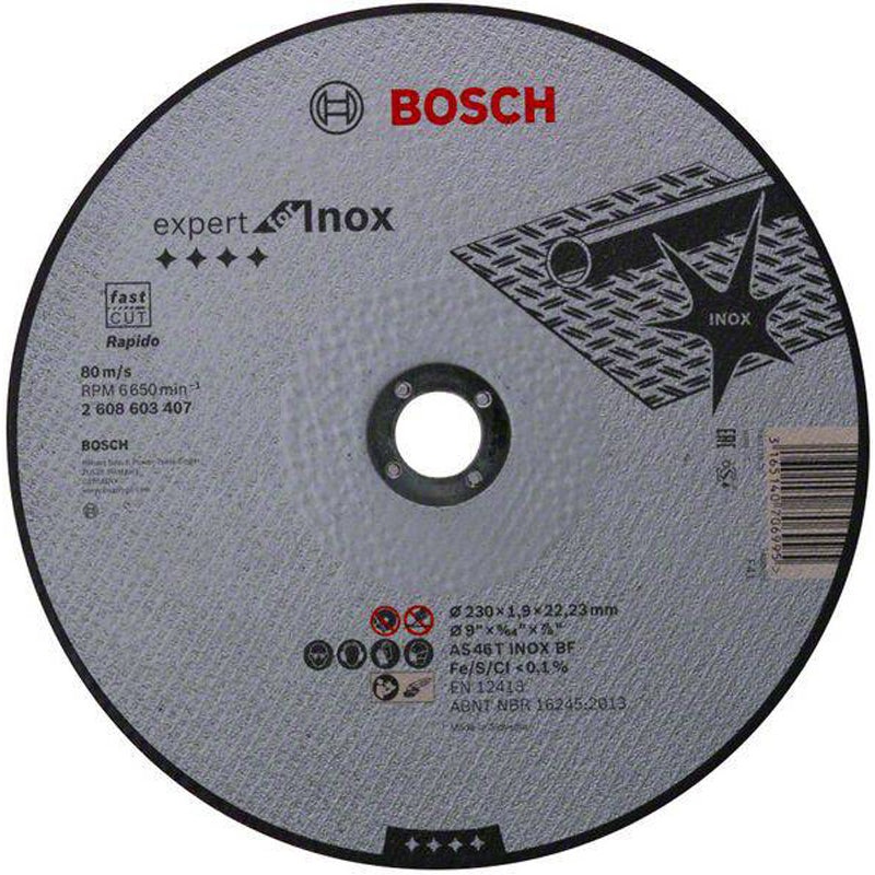Cutting Disc Expert for Inox 230x1.9x22.23mm