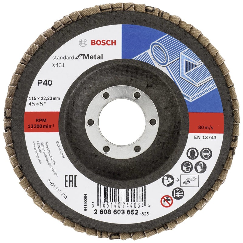 Flap Disc Standard for Metal X431 115mm G40
