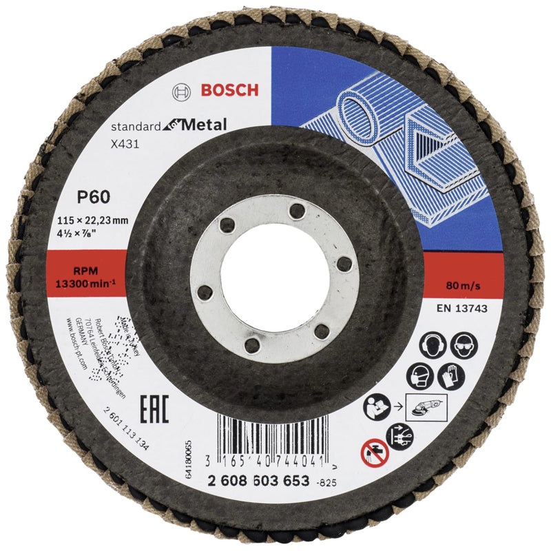 Flap Disc Standard for Metal X431 115mm G60