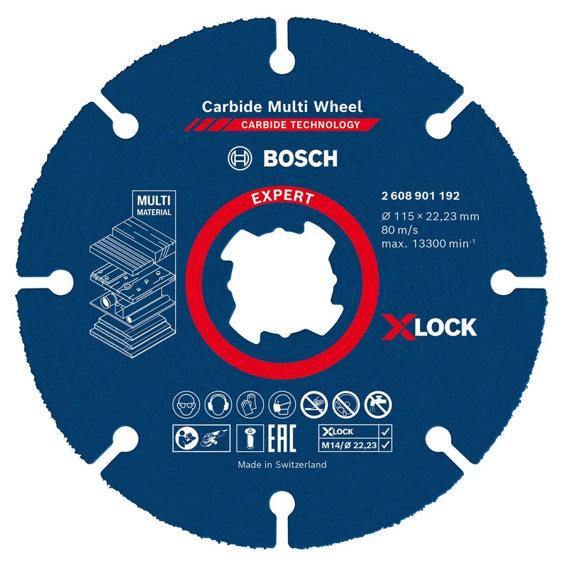 X-LOCK Carbide Multi Wheel 115x22.23mm