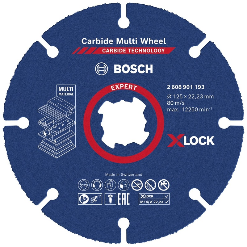 X-LOCK Carbide Multi Wheel 125x22.23mm