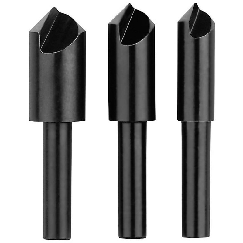 Countersink 1-Cutting Edge Set 8/10/12X50mm 3pcs