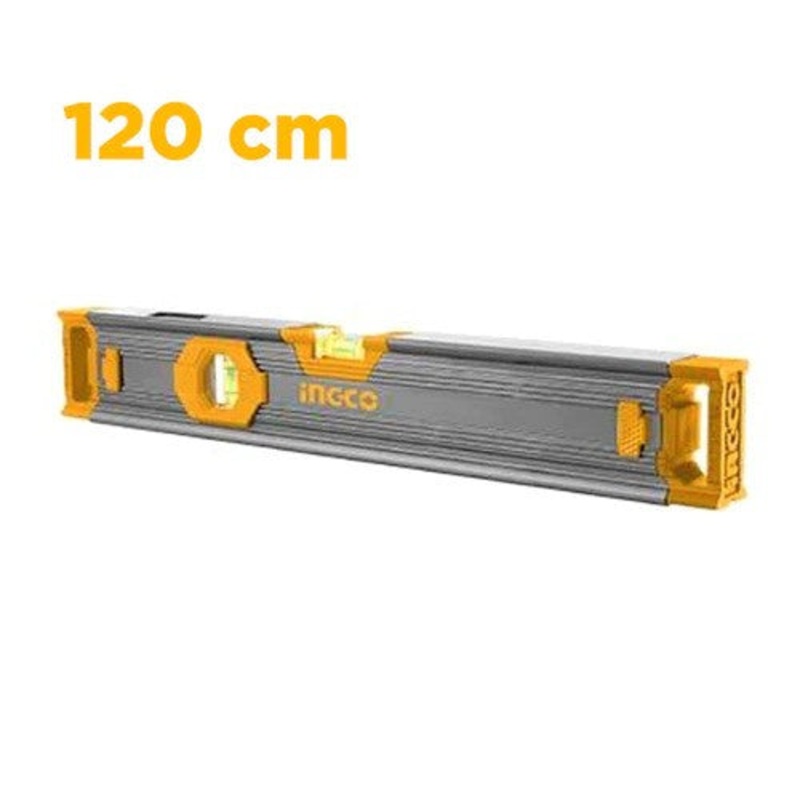 INGCO HSL68120 Spirit Level Bar with Magnetic Base 120cm