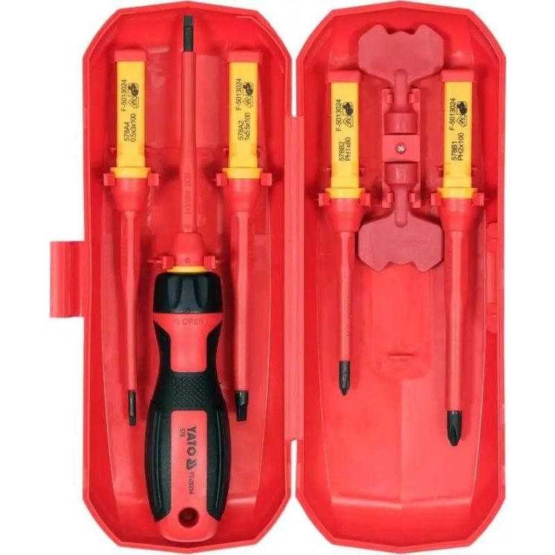 VDE Screwdriver Set with Interchangeable Blades | 8 pcs