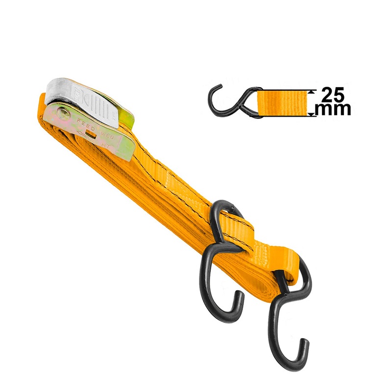 INGCO 25mm Ratchet Straps Tie Down HRSP08304