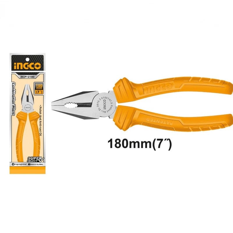Ingco HCP12180 Combination Pliers 7"