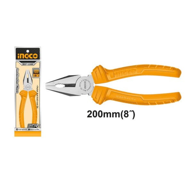Ingco HCP12200 Combination Pliers 8"