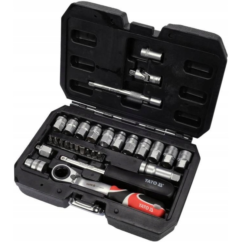 Yato Go Through Spline Socket Set 29PCS | YT-38650