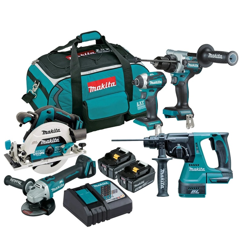 18V 5 PIECE BRUSHLESS COMBO LI-ION
