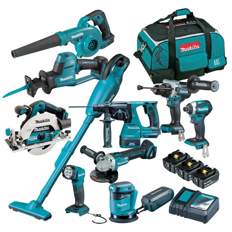 18V BRUSHLESS 10-PIECE COMBO KIT