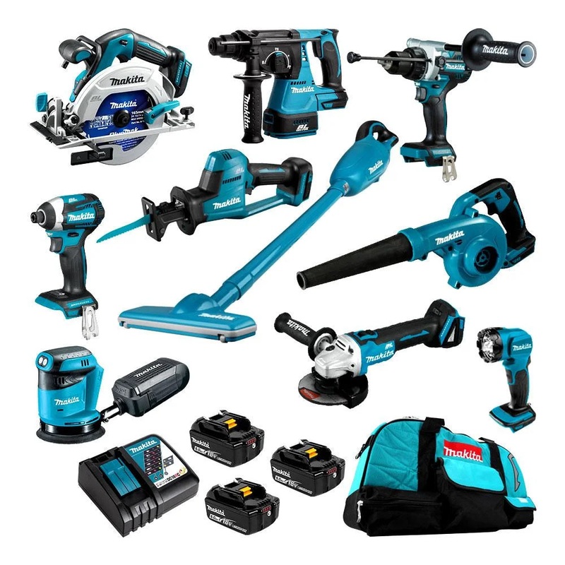 18V BRUSHLESS 10 PIECE COMBO LI-ION (L)