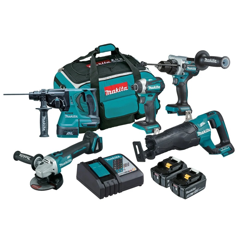 18V BRUSHLESS 5 PIECE COMBO LI-ION