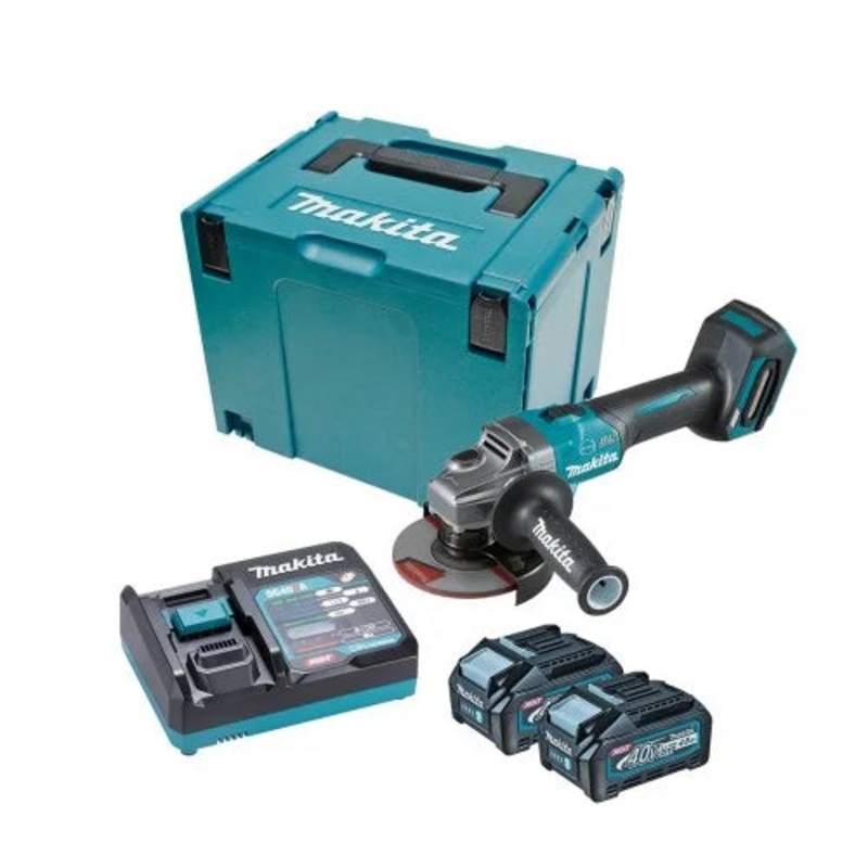 40V Max Brushless 125mm (5") Slide Switch Angle Grinder Kit