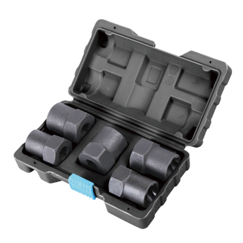Impact Tools 1/2 5PCS Impact Damaged Nut Bolt Extractor Set
