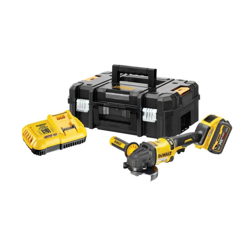 DeWalt DCG418X1-XE 54V 9.0Ah FlexVolt Cordless Brushless 125mm Angle Grinder Combo  (FREE SHIPPING)Kit