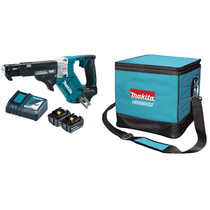 Makita 18V Brushless Collated Screwdriver kit DFR453KIT