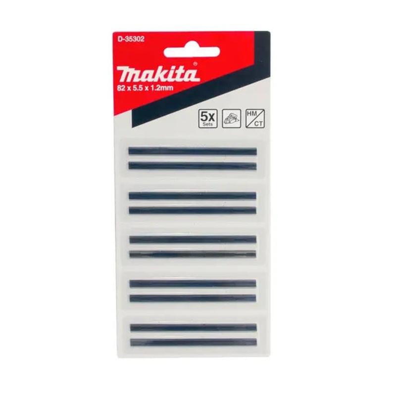 MAKITA 82mm TCT Planer Blade set 10 Piece D-35302