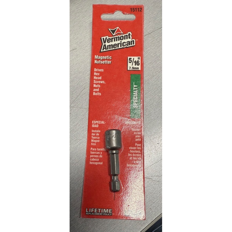 Vermont American N.O.S 5/16" Magnetic Nutsetter (MADE IN USA)