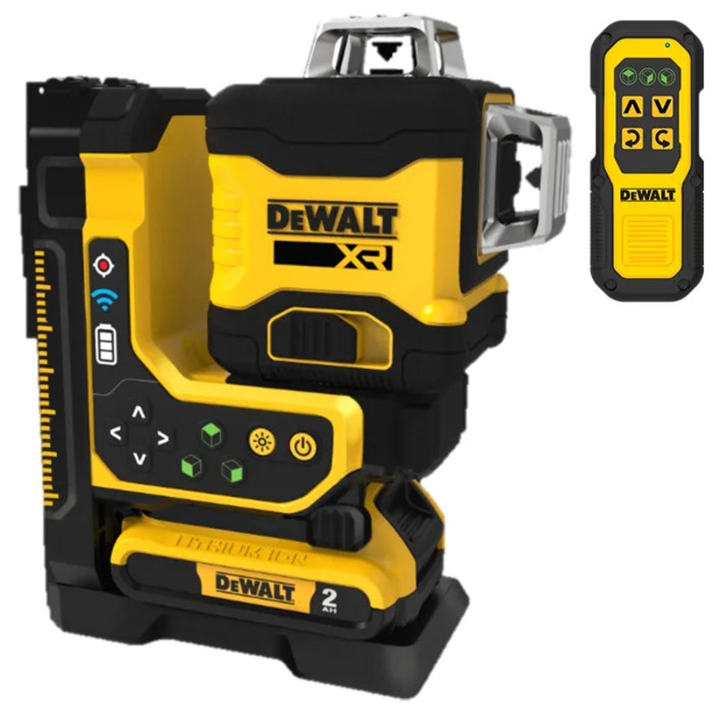 DeWalt 18V XR 3x360 Remote Control Laser DCLE34035D1-XE