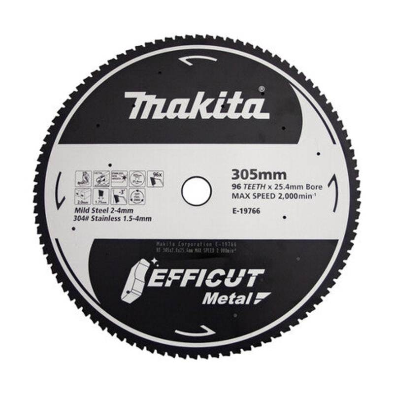 MAKITA 305mm 96T TCT Circular Saw Blade for Metal Cutting E-19766