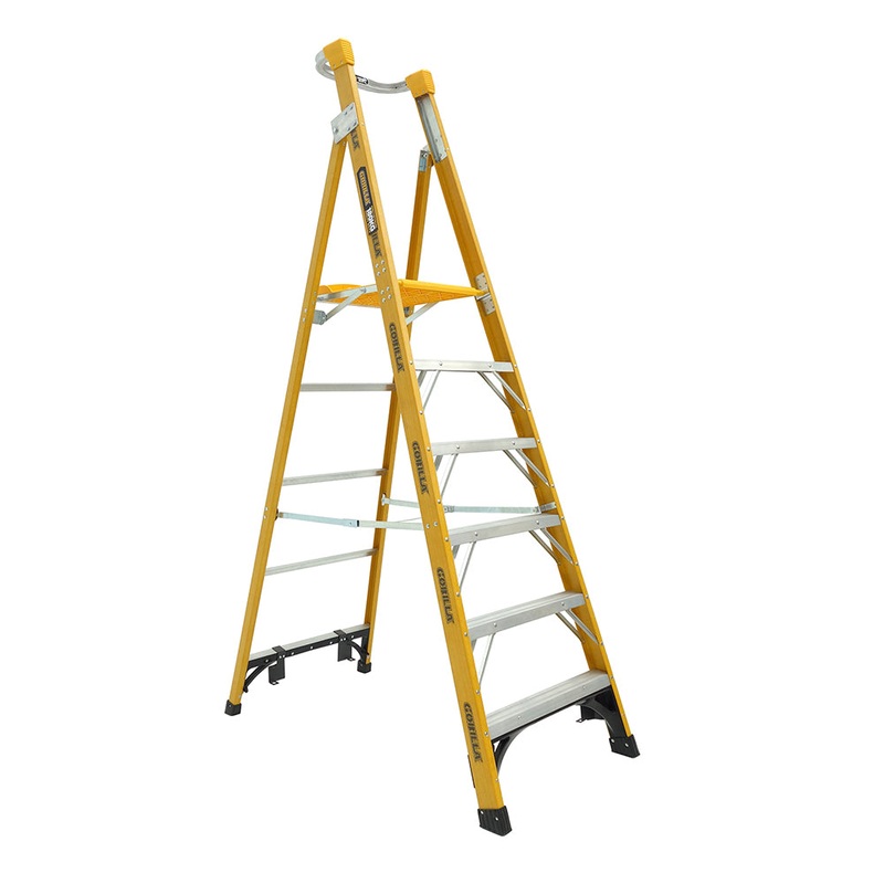 Gorilla Heavy Duty Fibreglass Platform Ladder FPL006-HD (INSTORE PICKUP ONLY)