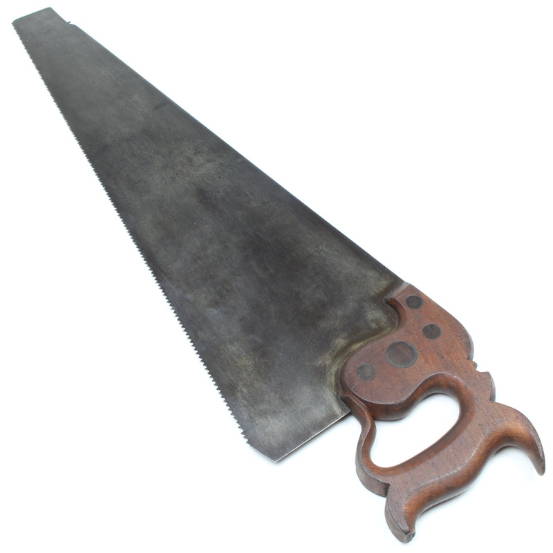 Old Wheatman & Smith Hand Saw  28 - 7tpi (Beech)