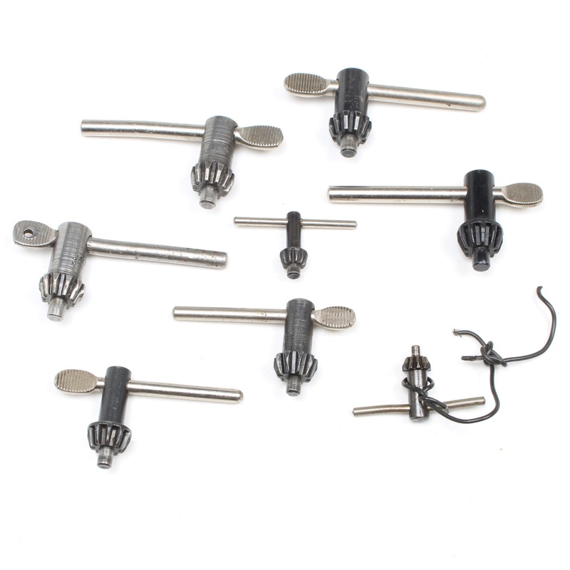 8x Old Jacobs Chuck Keys