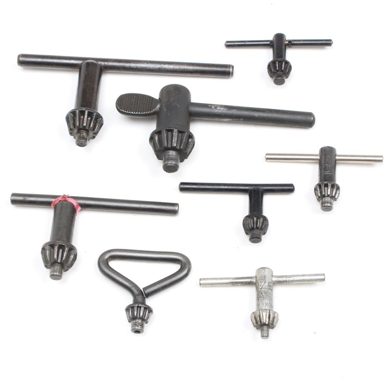 8x Various Old Chuck Keys