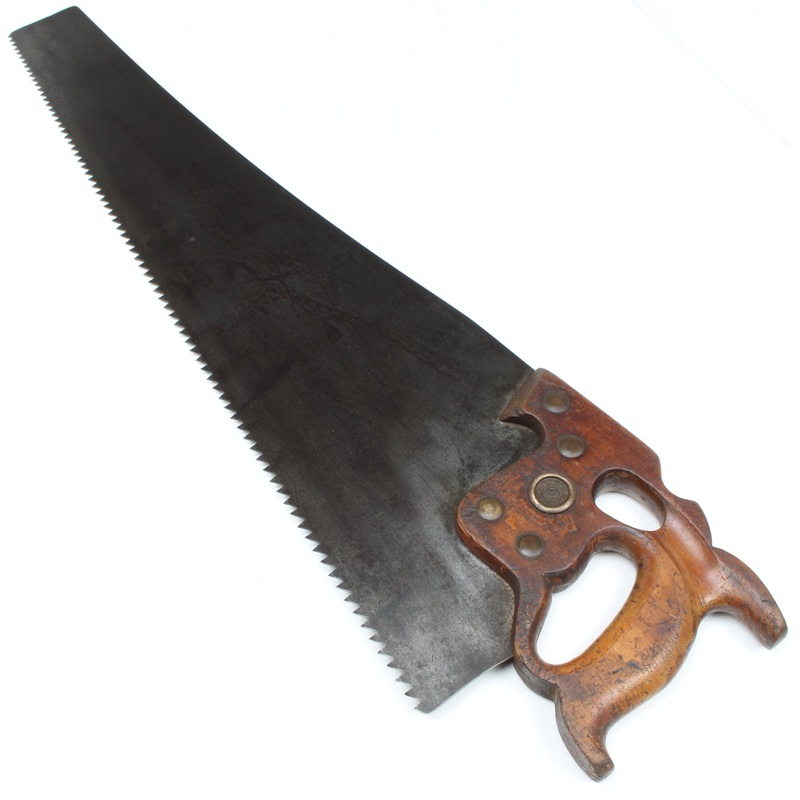 Disston Philadelphia D8 Thumb-hole Rip Saw - 26 - 4tpi