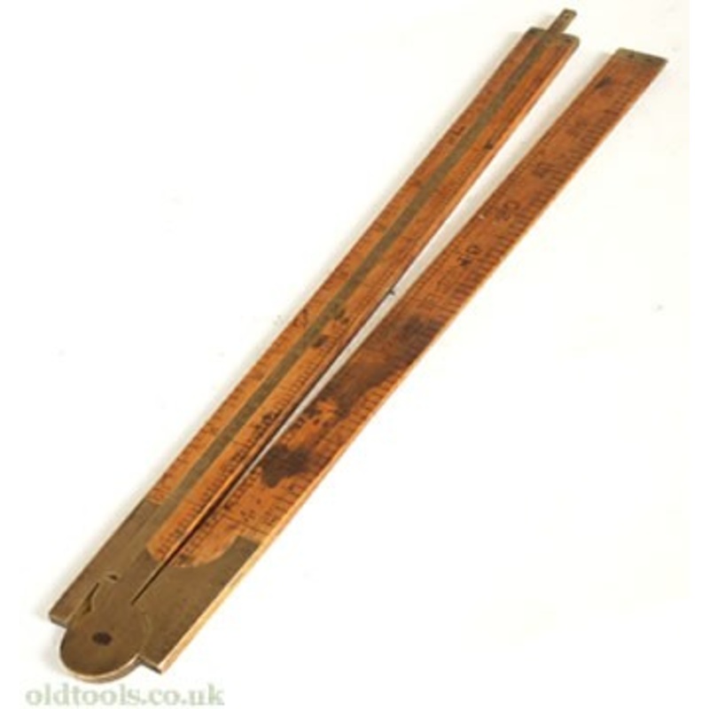 Hockley Abbey Folding Rule No. 1390