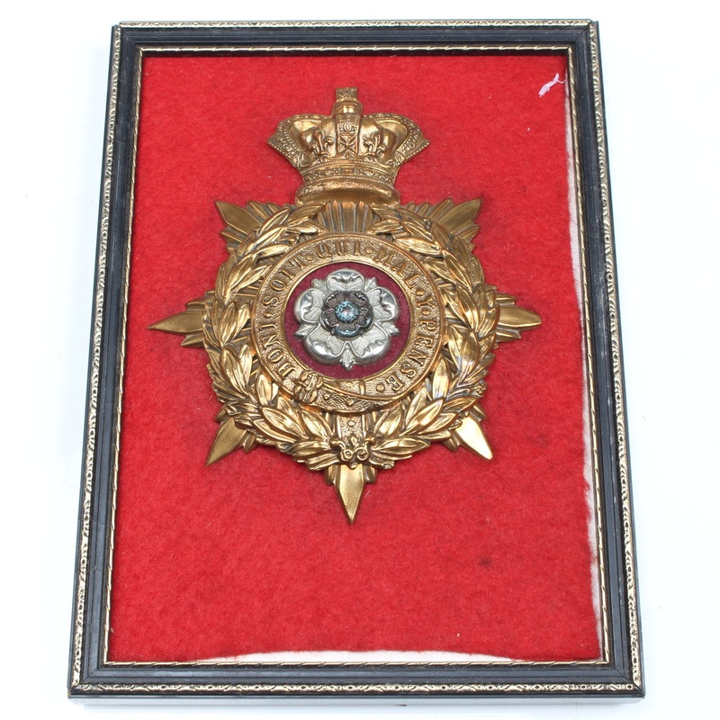 Large 'Honi Soit Qui Mal Y Pense' Yorkshire Military Badge Award