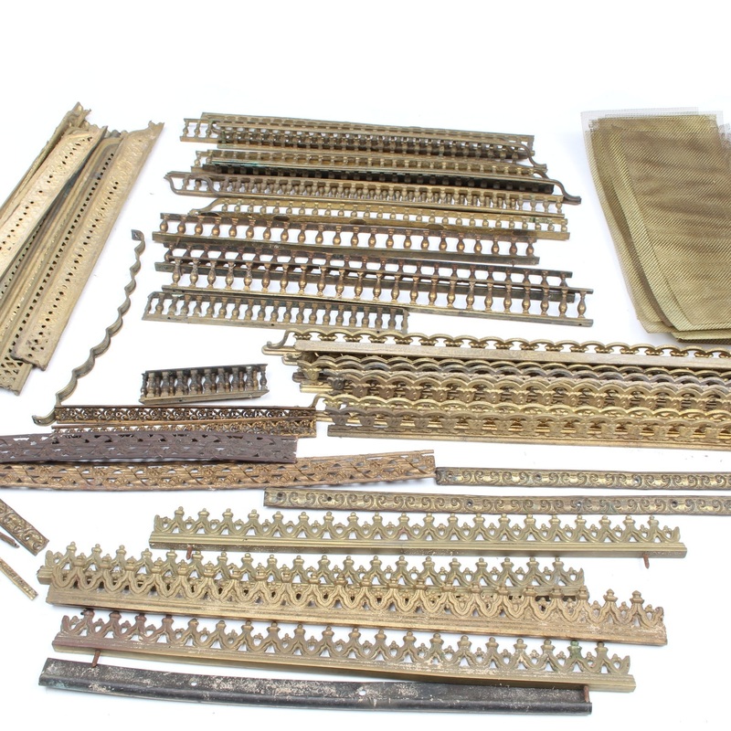 Old Decorative Brass/Metal Trim Mouldings