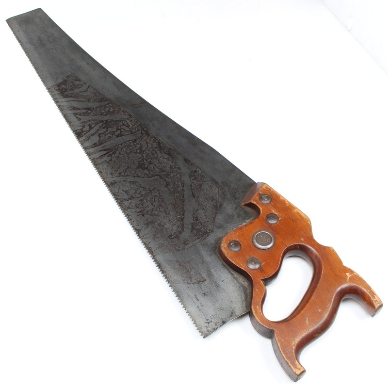 Old Disston Canada Hand Saw  26- 8tpi