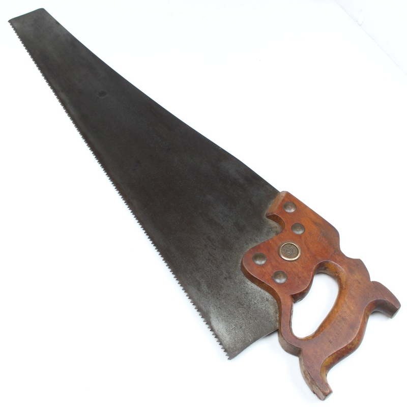 Old Disston Hand Saw  26- 7tpi (Apple)