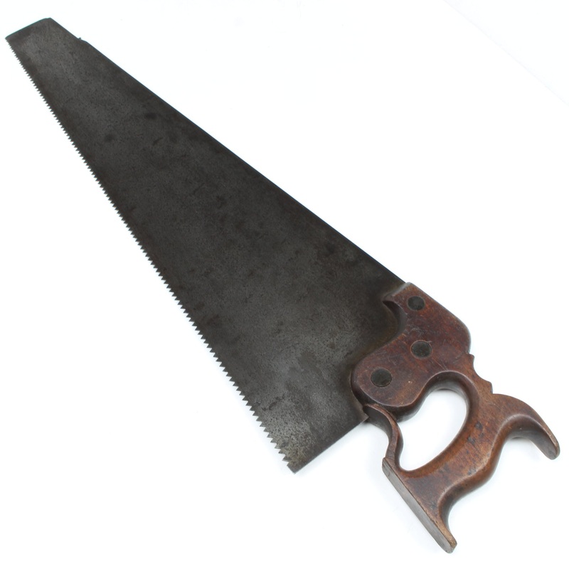 Old James Gregg Hand Saw - 24 (Beech)