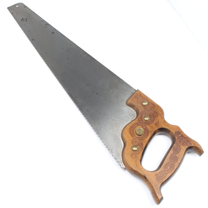Old Sandvik Hand Saw  24- 8tpi (Beech)