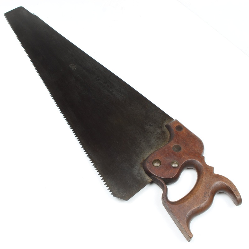 Old Thos Turner Hand Rip Saw - 26 - 5 1/2tpi (Beech)