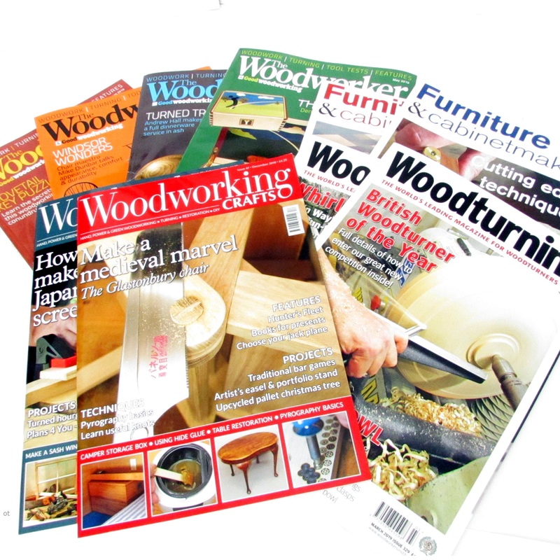 10x Woodwork / Wood Crafts Magazines (2018/2019)