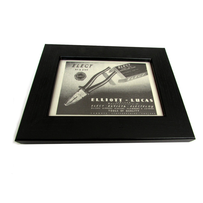 1950's Framed Elliott Lucas Picture - Size: A6
