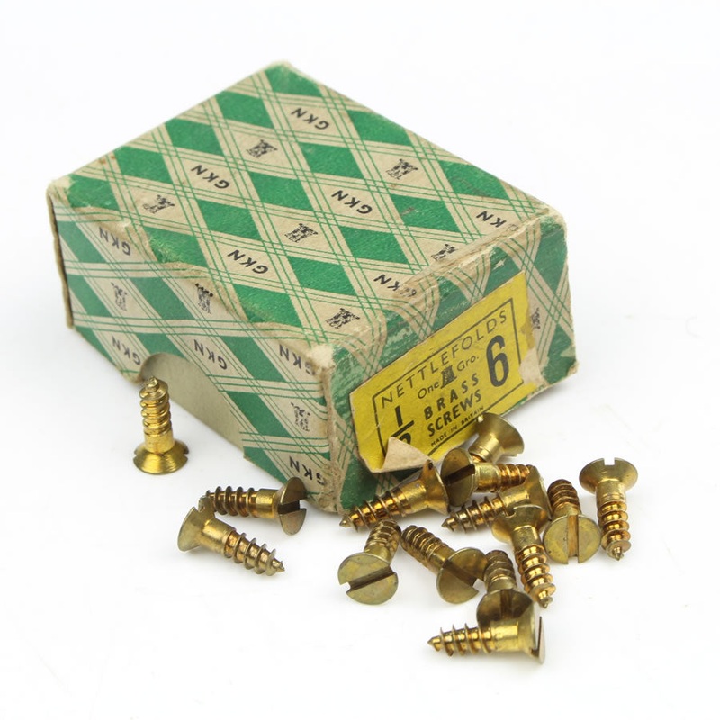 26 Nettlefolds CSK Brass Screws  1/2 x 6