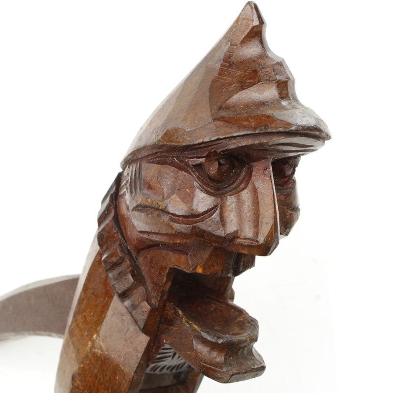 Hand Carved Nut Crackers - Pointy Hat