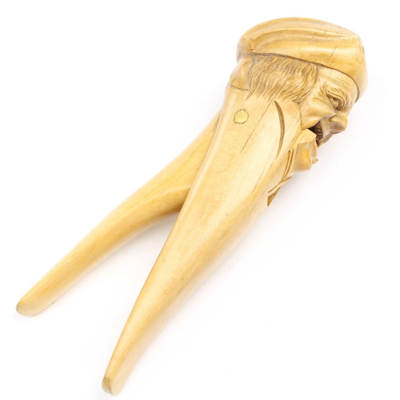Small Hand Carved Character Nut-Crackers