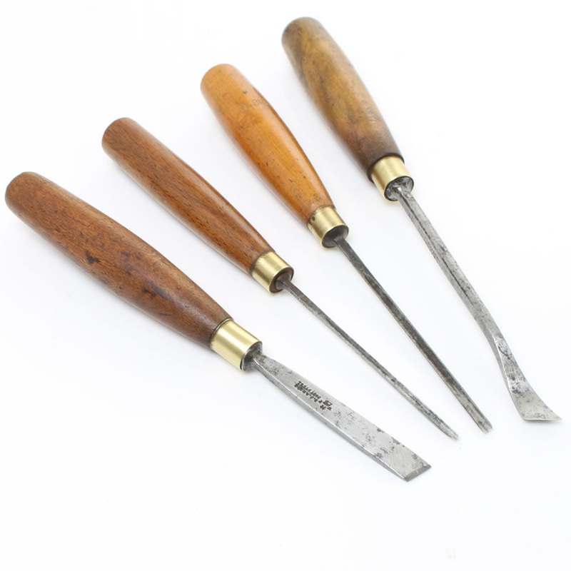 4x Addis Woodcarving Tools (Beech)