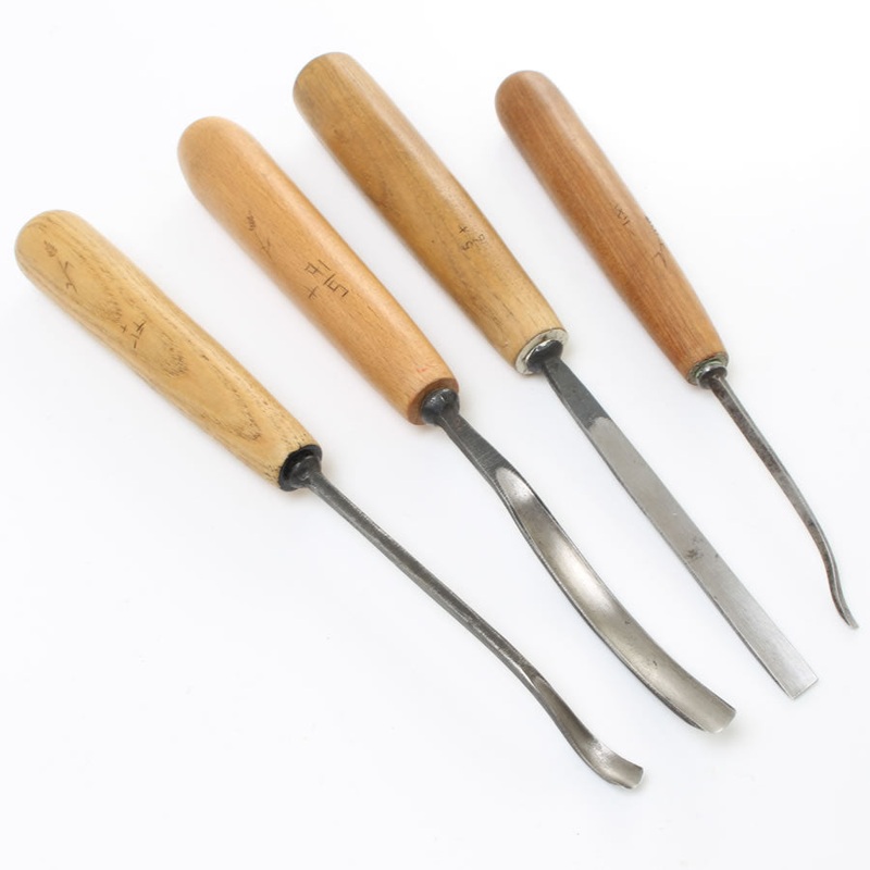 4x Henry Taylor Carving Tools (Beech, Ash)