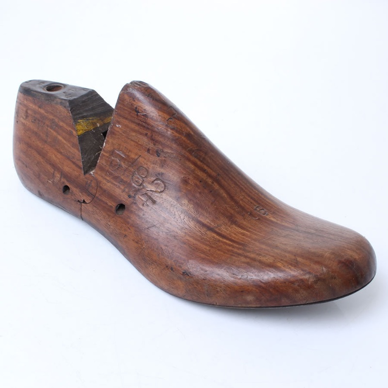Clog Makers Wooden Shoe Last (Dark Wood)