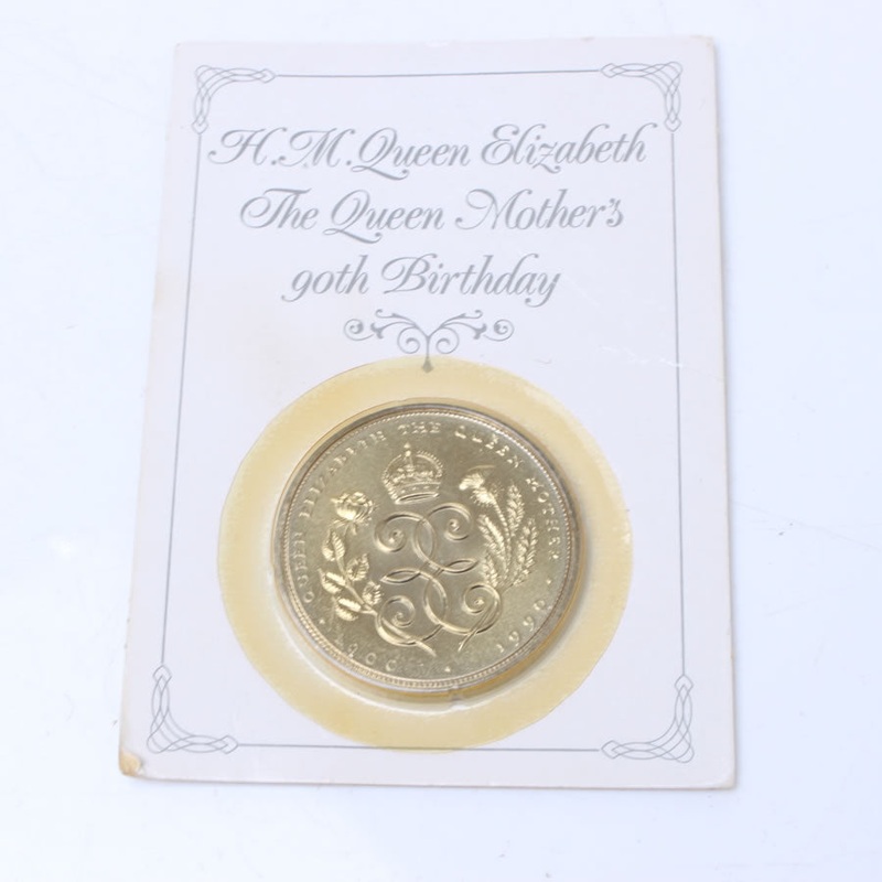 Queen Mother 90th Birthday 5 Coin