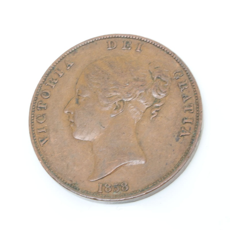 Queen Victoria Half Penny - 1858